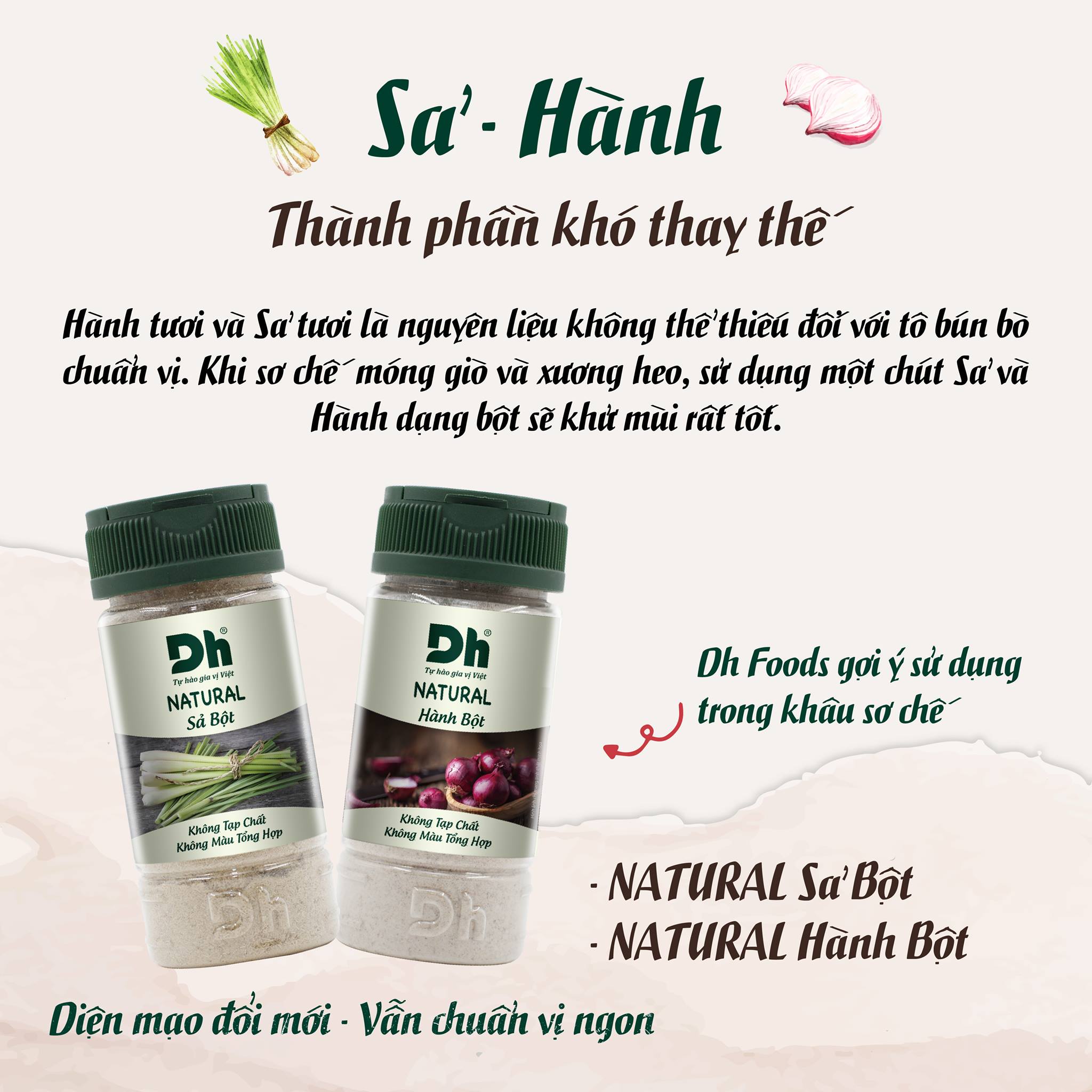 [HCM]Natural Sả bột Dh Foods