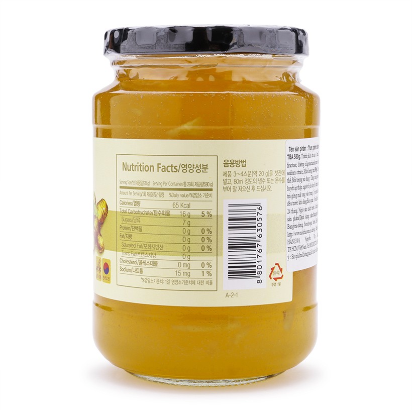 Trà Gừng Mật Ong NOKCHAWON 580g