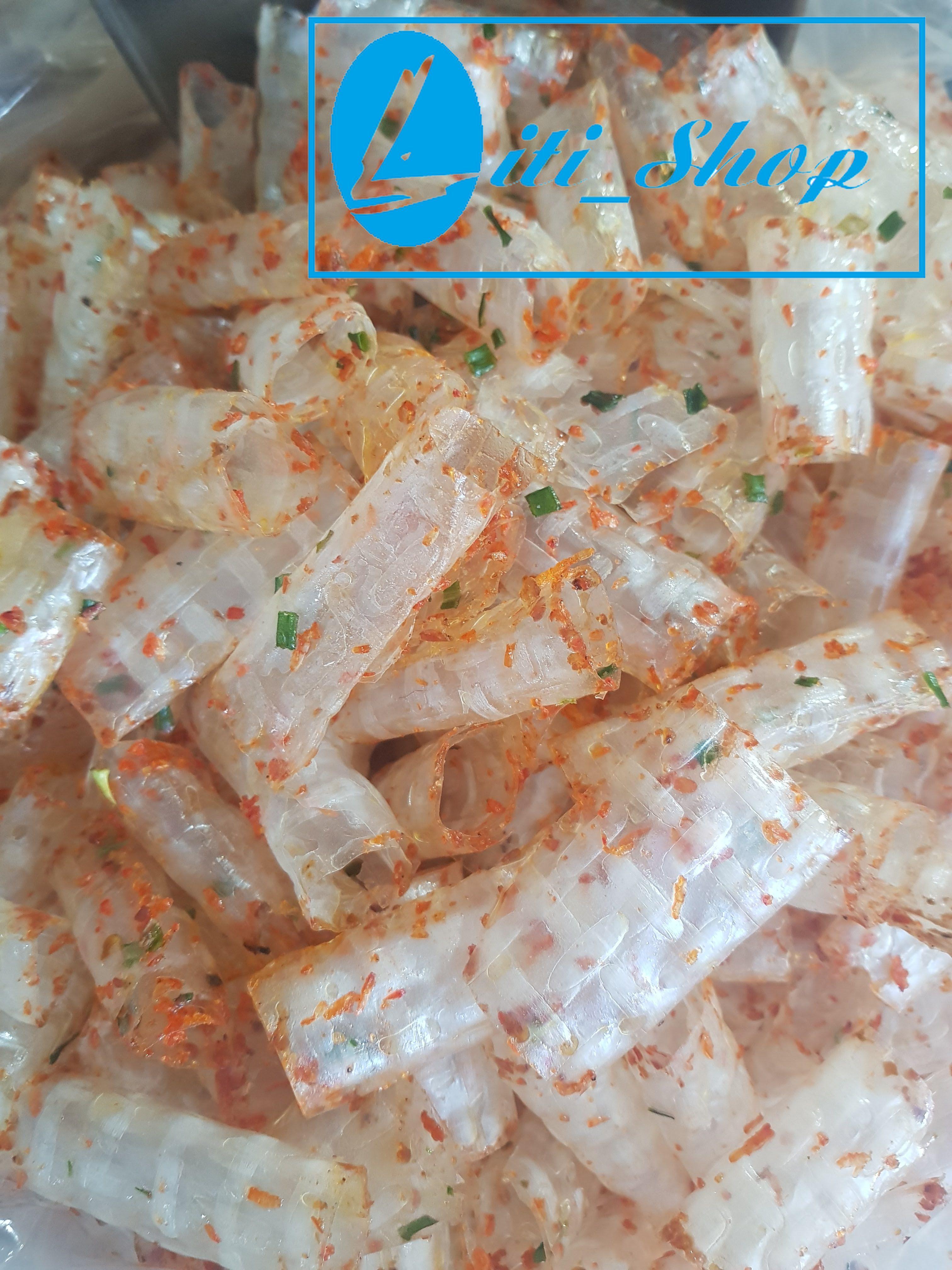 [500Gr] Bánh tráng Cuộn Ruốc dầu hành (Ít màu)