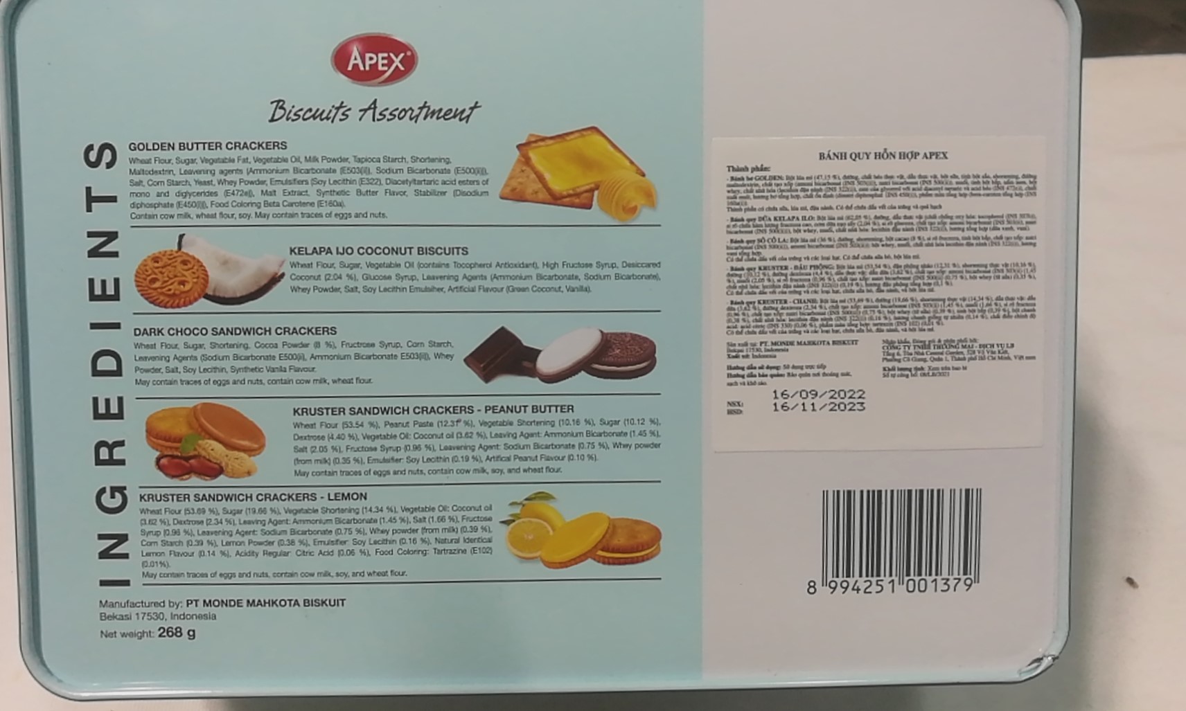 [QUÀ TẾT] BÁNH QUY HỖN HỢP APEX