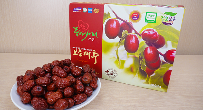 TÁO ĐỎ HÀN QUỐC (Hàng đủ 1kg táo) - Táo Đỏ Hàn Quốc Sấy Khô - Cả  Hộp 1,2kg Đẹp Sang - Hầm gà/ Ngâm Rượu/ Ngâm mật ong/ Chưng yến