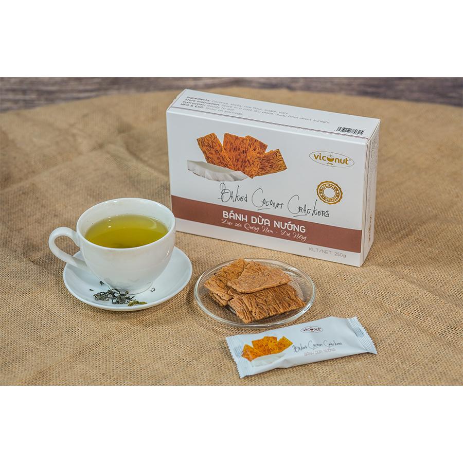 COMBO 4 BÁNH DỪA NƯỚNG VICONUT 250g