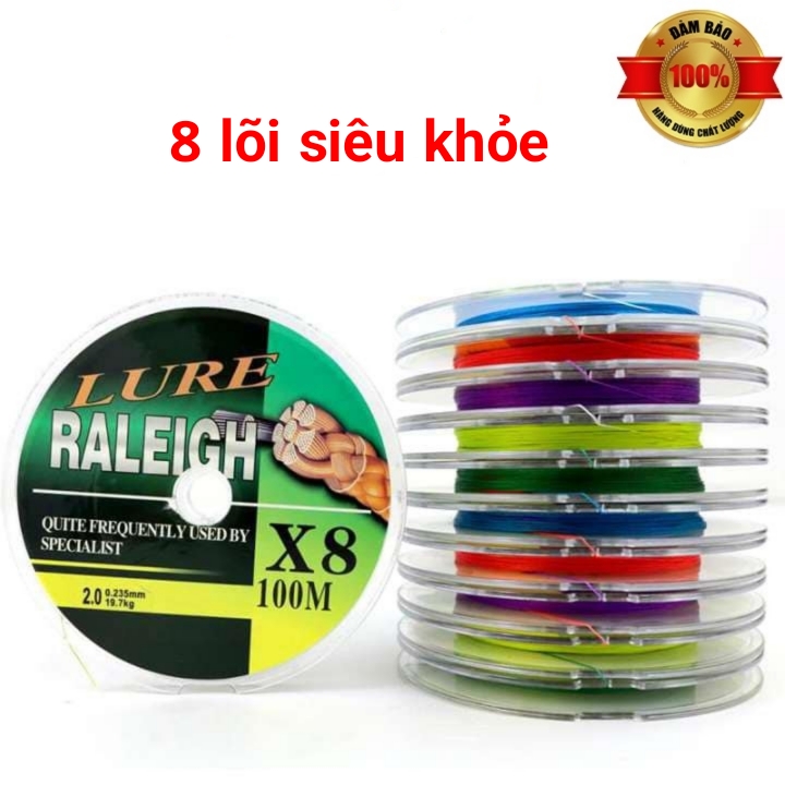 dây Dù câu Lure X8 cao cấp siêu khỏe