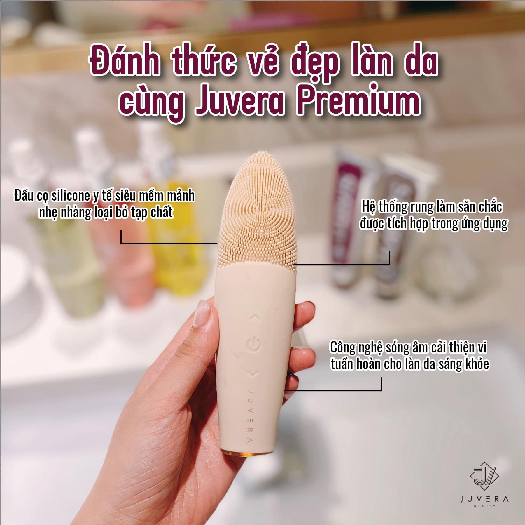 [Chính hãng] Máy rửa mặt Juvera S Premium [1 đổi 1 trong vòng 1 năm] [Lefa]