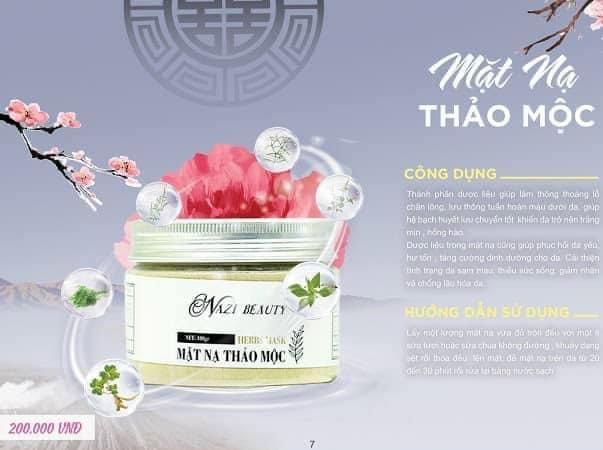 MẶT NẠ THẢO MỘC NARI