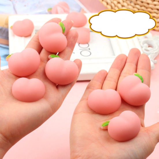 Squishy đào mông mochi DCB41 Dễ Thương mềm mại bóp đã tay cute dán trang trí ốp