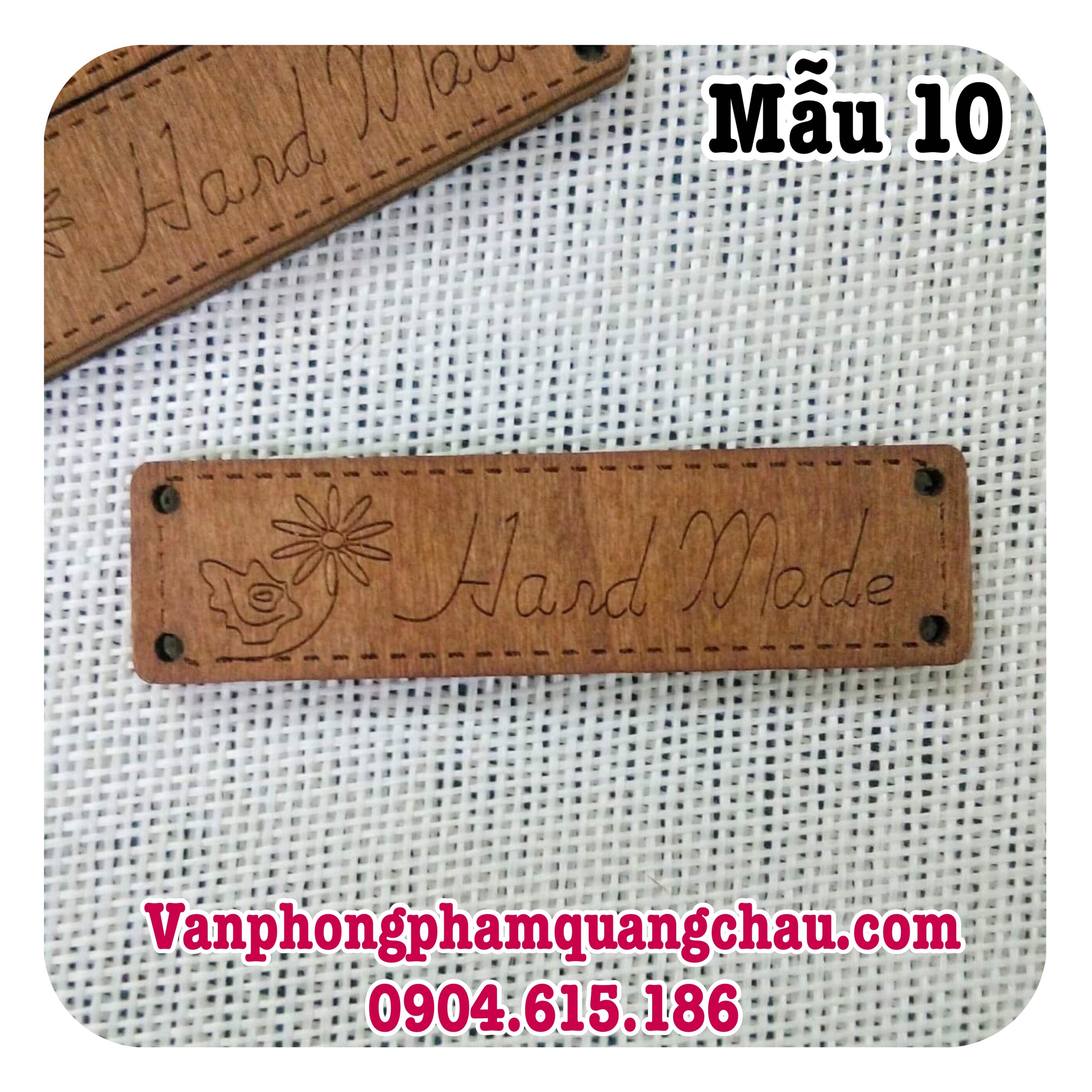 Tag gỗ Handmade - Phụ kiện trang trí - (Đọc kỹ mô tả sản phẩm)