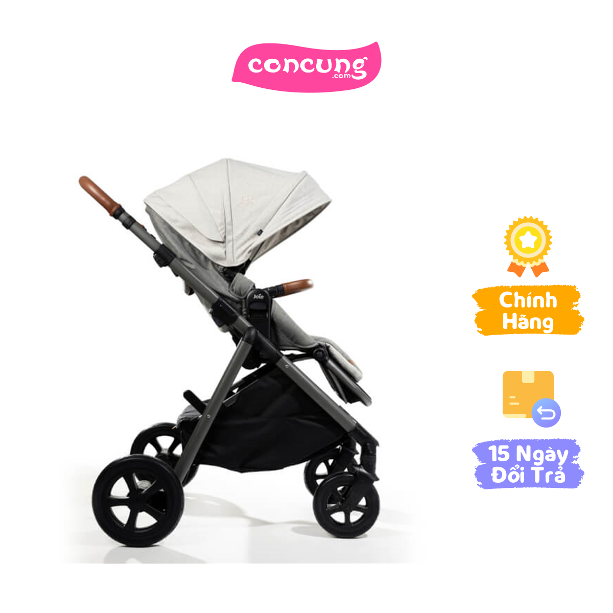Xe đẩy trẻ em joie aeria w/ rc&adpt oyster
