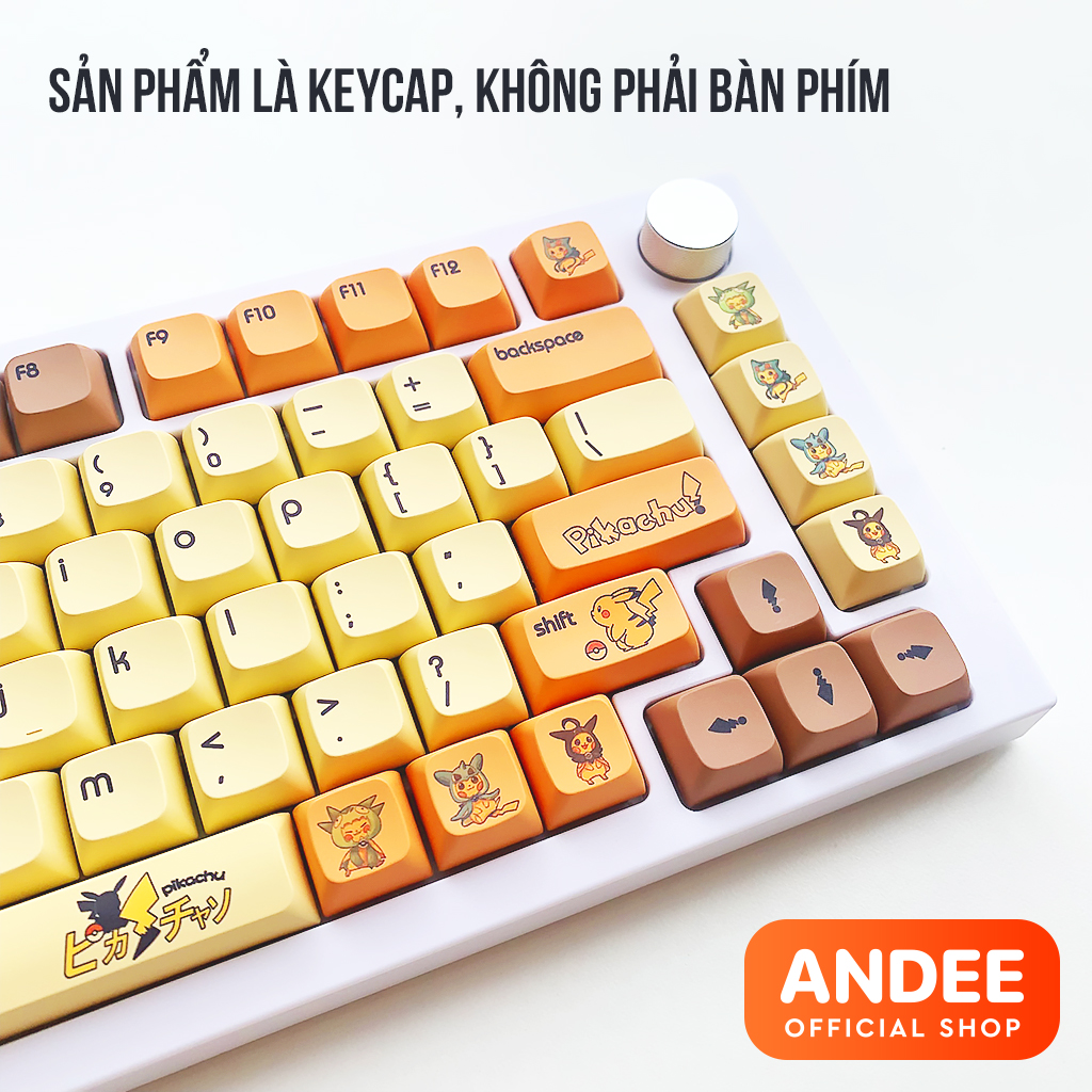 Keycap nút bàn phím XDA Hamster Ice Cream Cat Meow 9mm PBT nhiều màu dễ thương cho bàn phím cơ