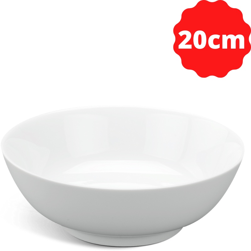 Tô 20 cm Jasmine Trắng