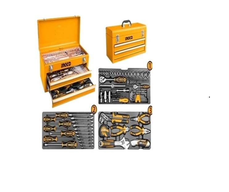 [Trả góp 0%] Bộ hộp đồ nghề 97 món dụng cụ Ingco HTCS220971