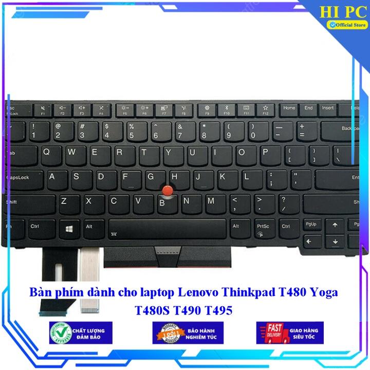 Bàn phím dành cho laptop lenovo thinkpad t480 yoga t480s t490 t495 - phím zin - hàng nhập khẩu