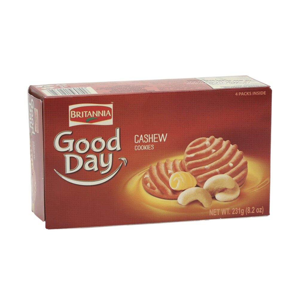 Bánh Quy Bơ - Britania GoodDay Cookies (Cashew) (231g)