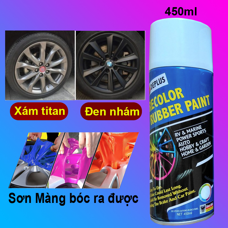 Sơn xịt xe lột được khi muốn quay về sơn zin