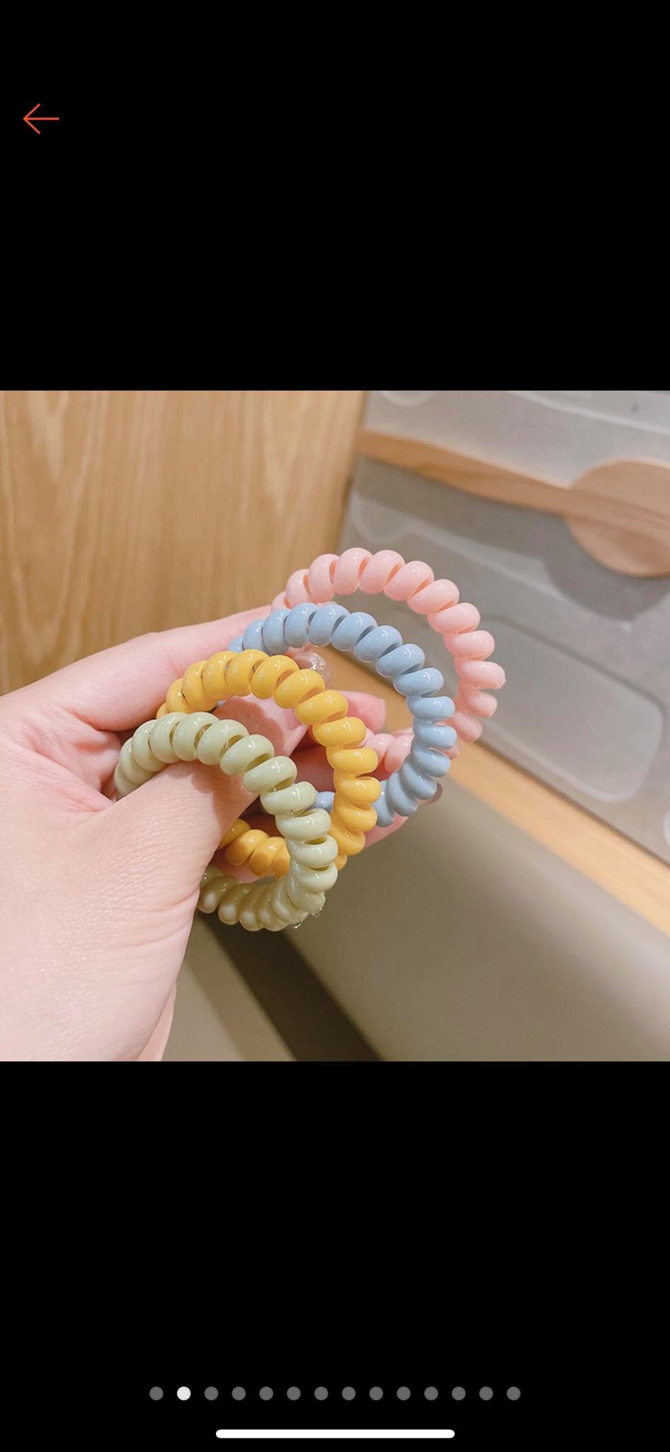 [CUTE] Dây cột tóc lò xo Hàn Quốc siêu xinh, cột tóc nữ màu siêu yêu.