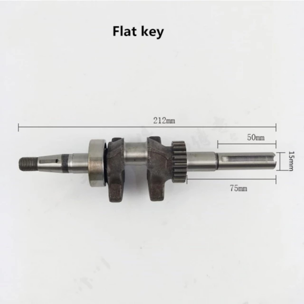 Trục khủy - trục cơ 152F, GX100 Động cơ xăng, máy bơm nước 152 F , GX100... trục có rãnh lắp cá, trục côn tùy chọn