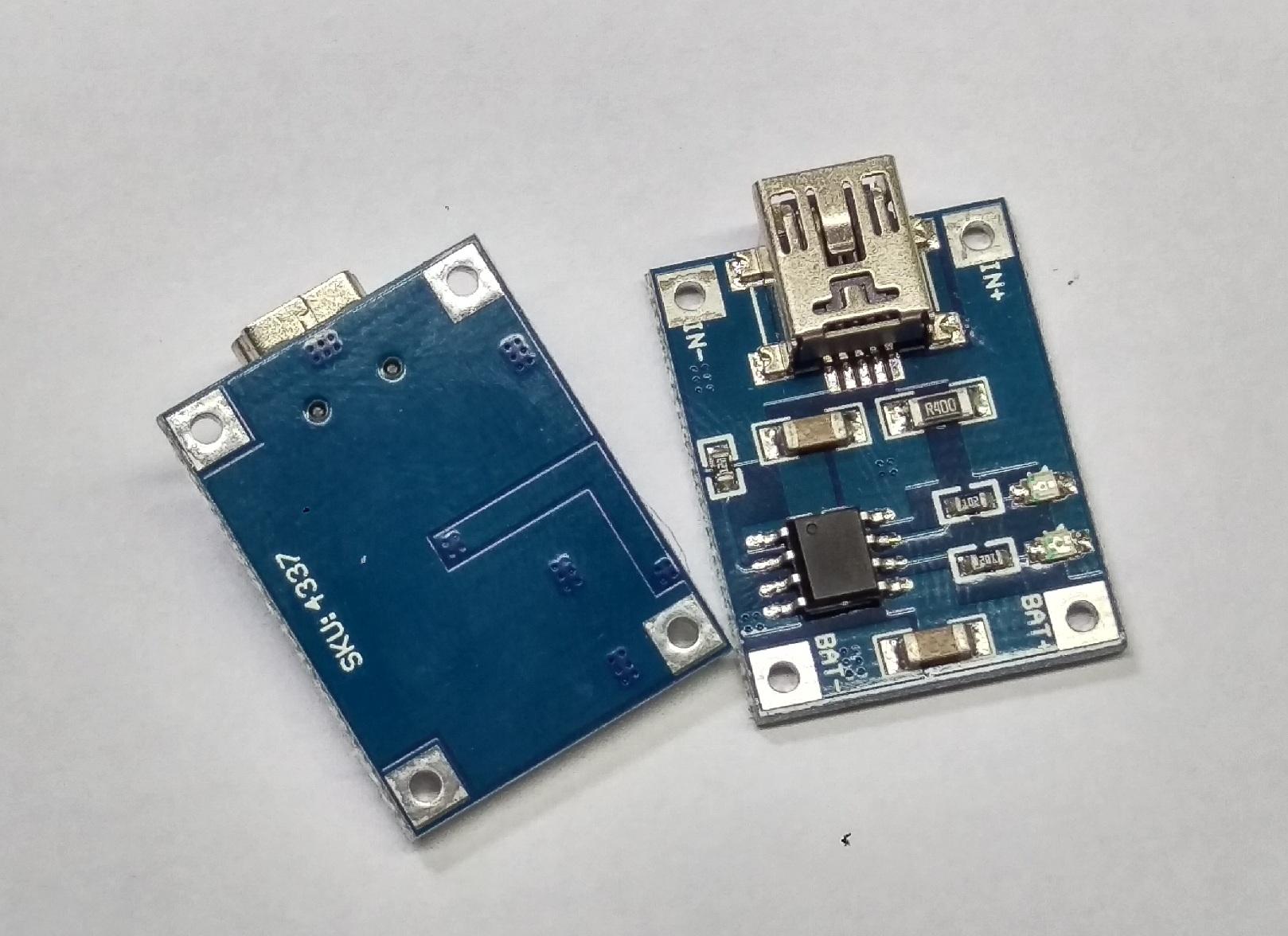 Combo 2 mạch sạc pin lithium 1 cell 3.7V