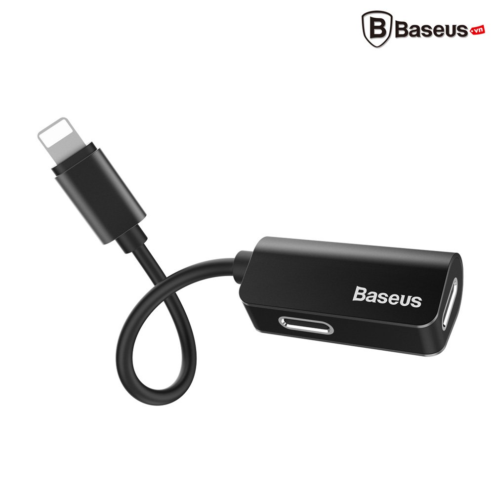 Jack Chia Cổng Lightning 1 Thành 2 Baseus L37 Cho iPhone 7-7 Plus iPhone 8-8Plus iPhone X