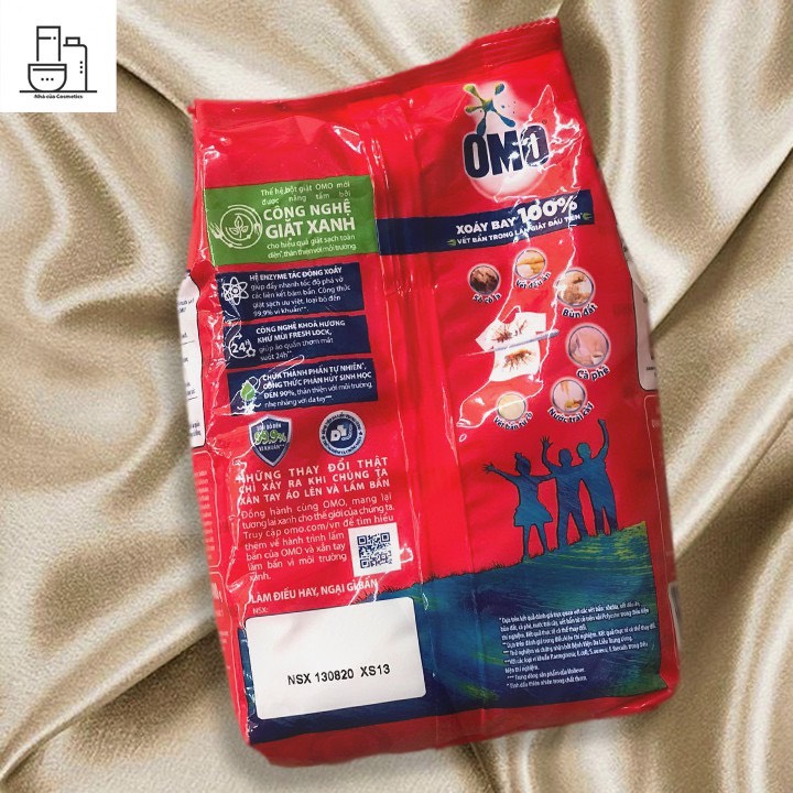Bột giặt OMO Hệ bột thông minh 370g