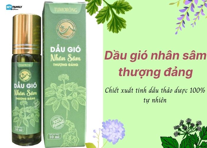 dầu gió thượng đẳng nhân sâm cao ngọc linh 10ml