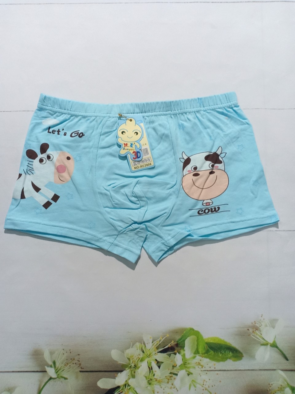 COMBO 5 QUẦN CHIP BÉ TRAI THUN SỊN IN ĐẸP (20-25kg)
