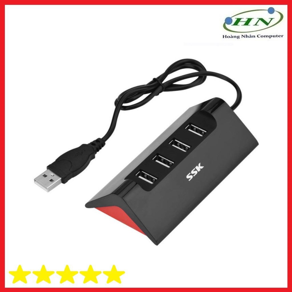 Hub usb 4-1 SSK SHU 830 (2.0), bộ chia cổng usb 1 ra 4 cổng