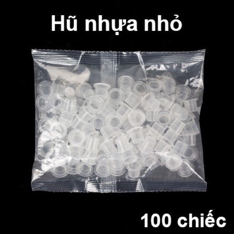 [HCM]Chum Silicon, Chum Nhựa Đựng Mực Đựng Sáp Khắc (bịch 100 chum)
