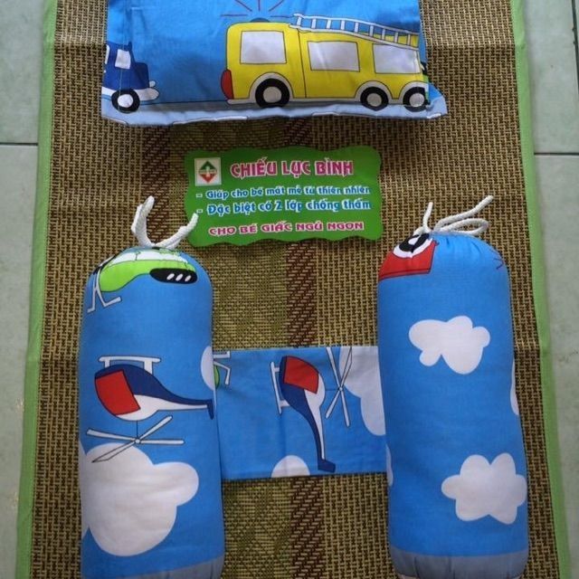 BỘ GỐI ĐINH LĂNG VÀ CẶP GỐI CHÈN SƠ SINH