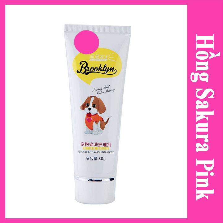 [HOÀN TIỀN 10%]Nhuộm lông cho chó mèo Brooklyn 80g - CutePets