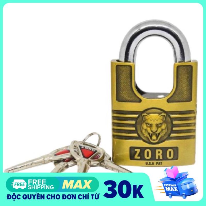 Ổ Khóa chống cắt ZORO 4 chìa, khóa cửa, khóa nhà, khóa chống trộm