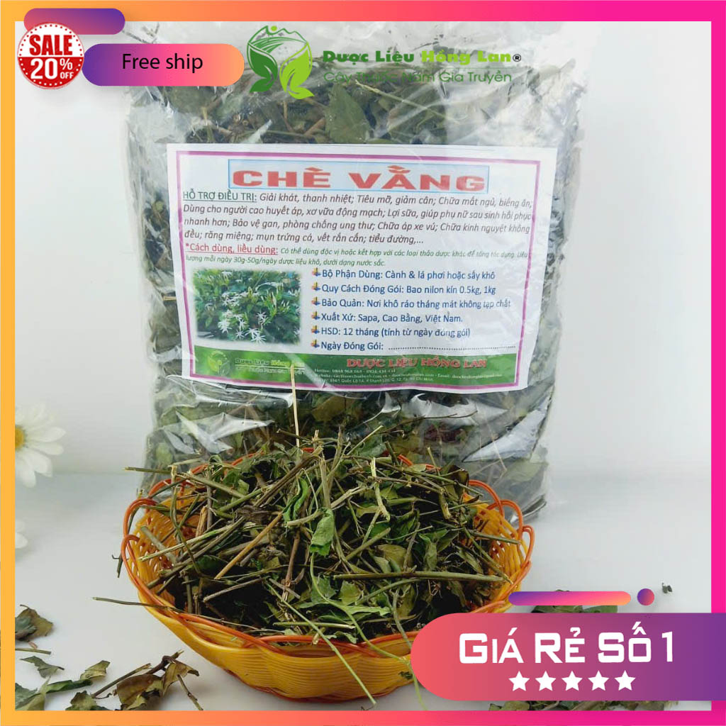 [FreeshipMAX] [HCM]Chè Vằng sẻ khô đóng gói 1kg