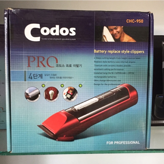 Tông đơ cắt tóc Codos pro CHC-950 chuyên nghiệp chuẩn salon