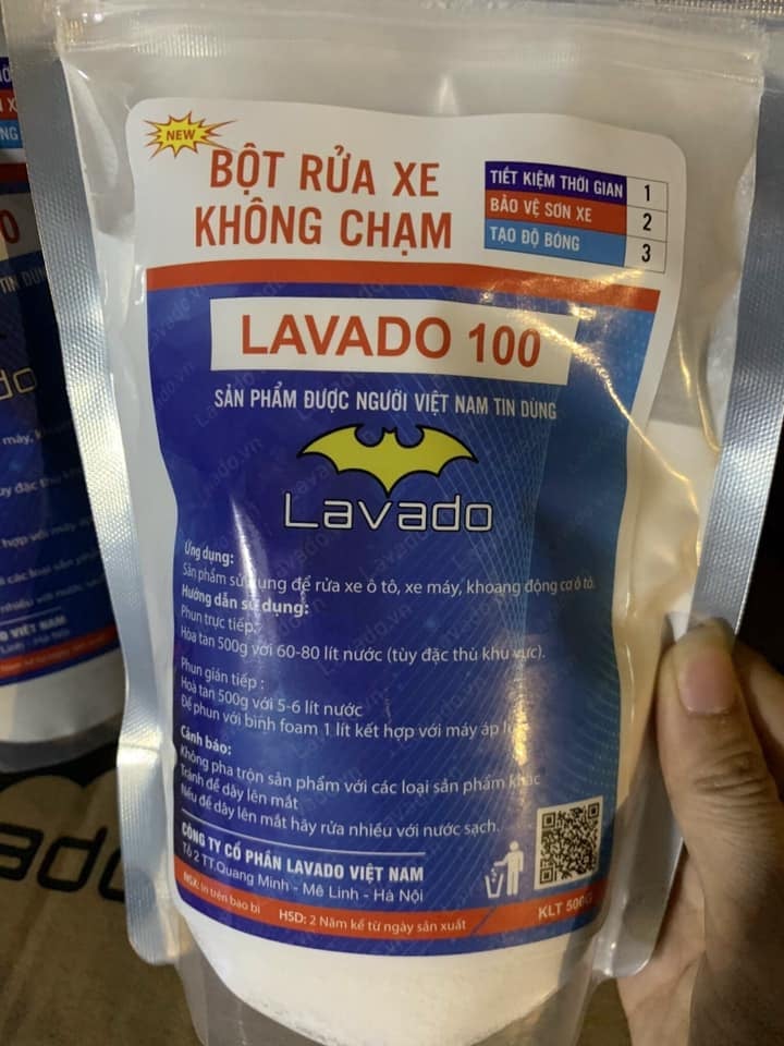 Bột Rửa Xe Không Chạm Loại Siêu Đậm Đặc-Lavado 100 BB