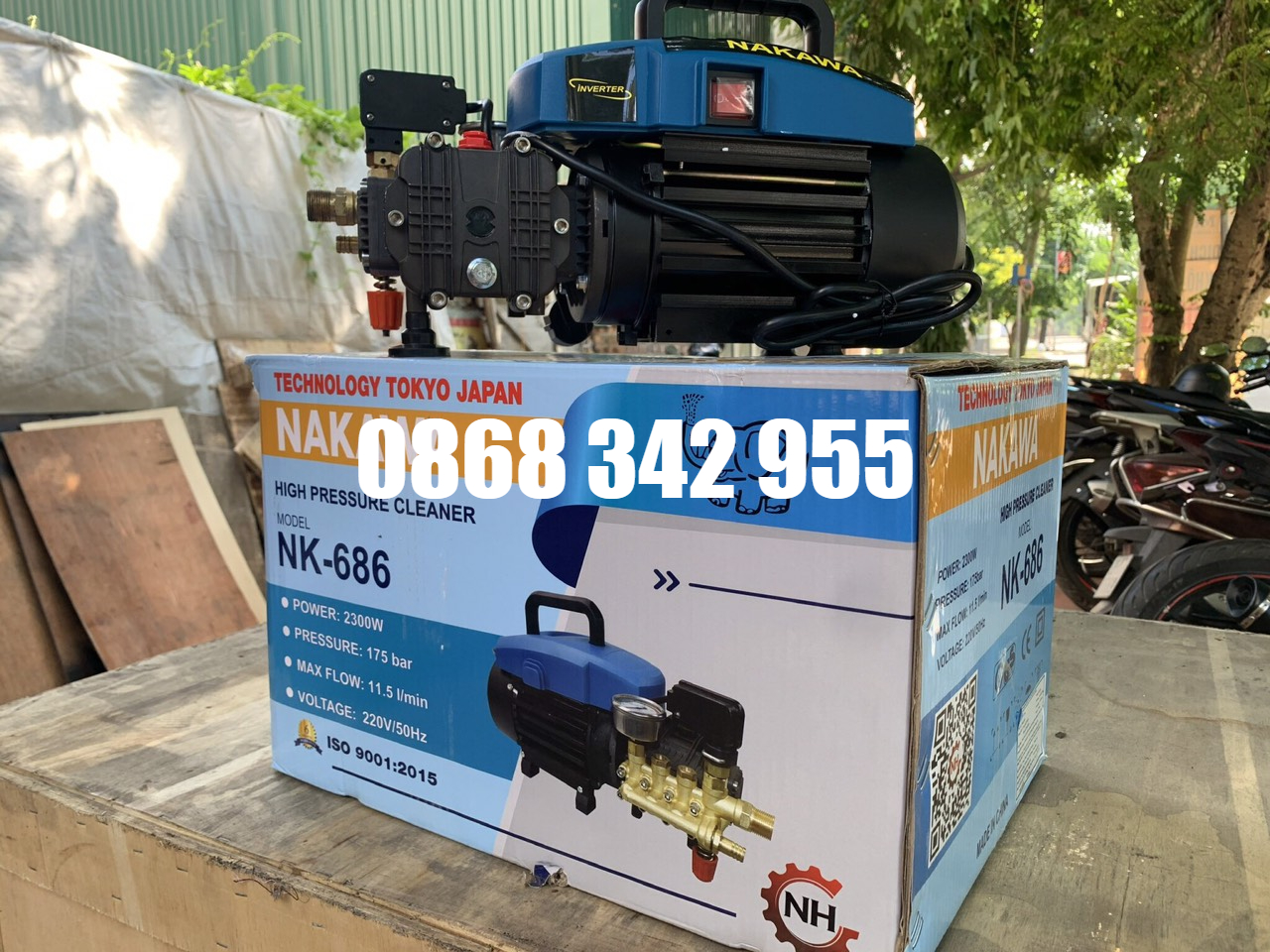Máy Rửa Xe Mini 2100W Nakawa NK-686