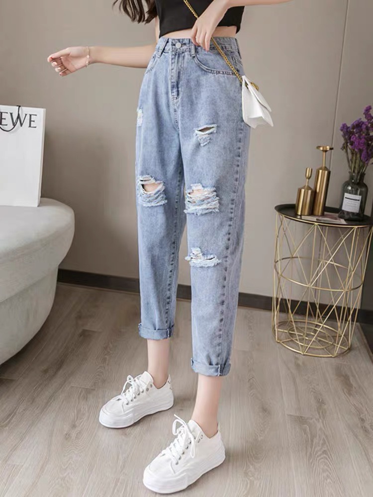 [HCM]quần jean baggy nữ BIG SIZE ms 2066 - MoliJeans