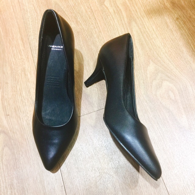 Giày gót nhọn 5cm Vagabond da thật (ảnh thật)