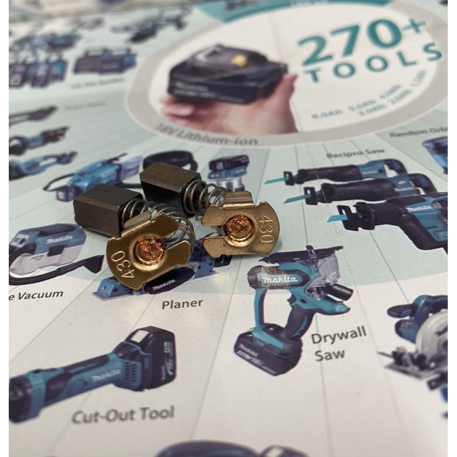 Bộ chổi than Cb-430 (100% carbon). BN.