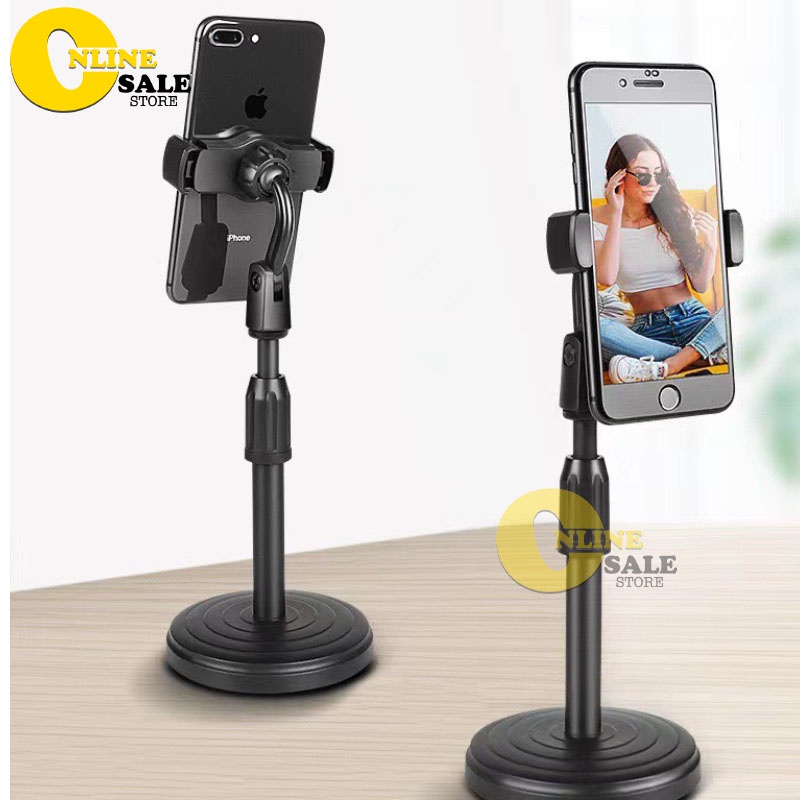 Giá Đỡ Điện Thoại Để Bàn Kẹp Điện Thoại Livestream Xem Video Xoay 360 Độ- Hỗ trợ học online