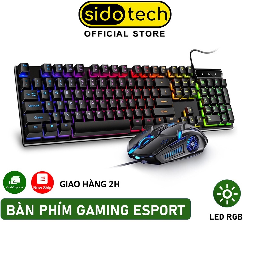 Bàn Phím Máy Tính Gaming RGB SIDOTECH YINDIAO V4 Có Dây Đèn LED RGB Chống