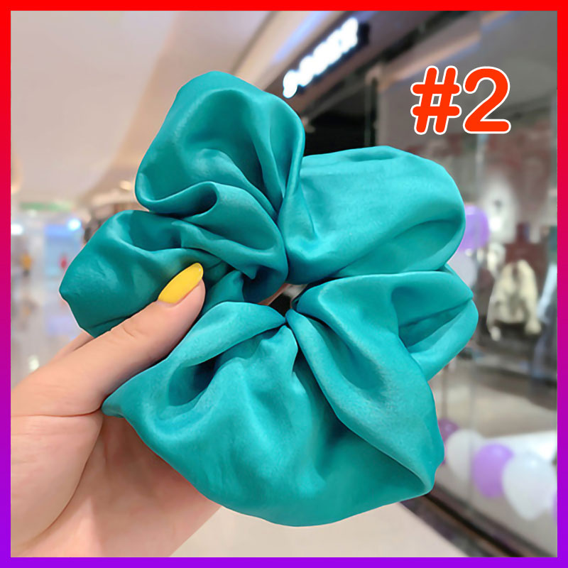 HCM Dây cột tóc Xinh - họa tiết trơn dễ phối kiểu - NHShop