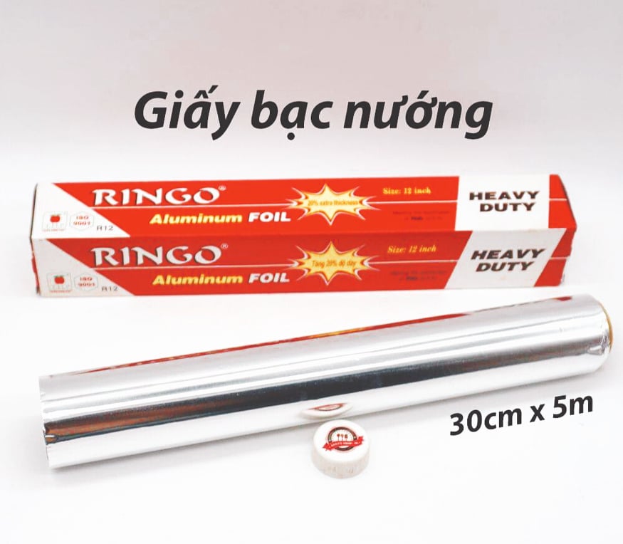 Giấy Bạc Nướng Đồ Ăn Ringo 5m