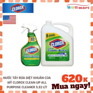 Nước tẩy rửa diệt khuẩn của Mỹ Clorox Clean-Up All Purpose Cleaner 5.32 lít - MỸ thumbnail