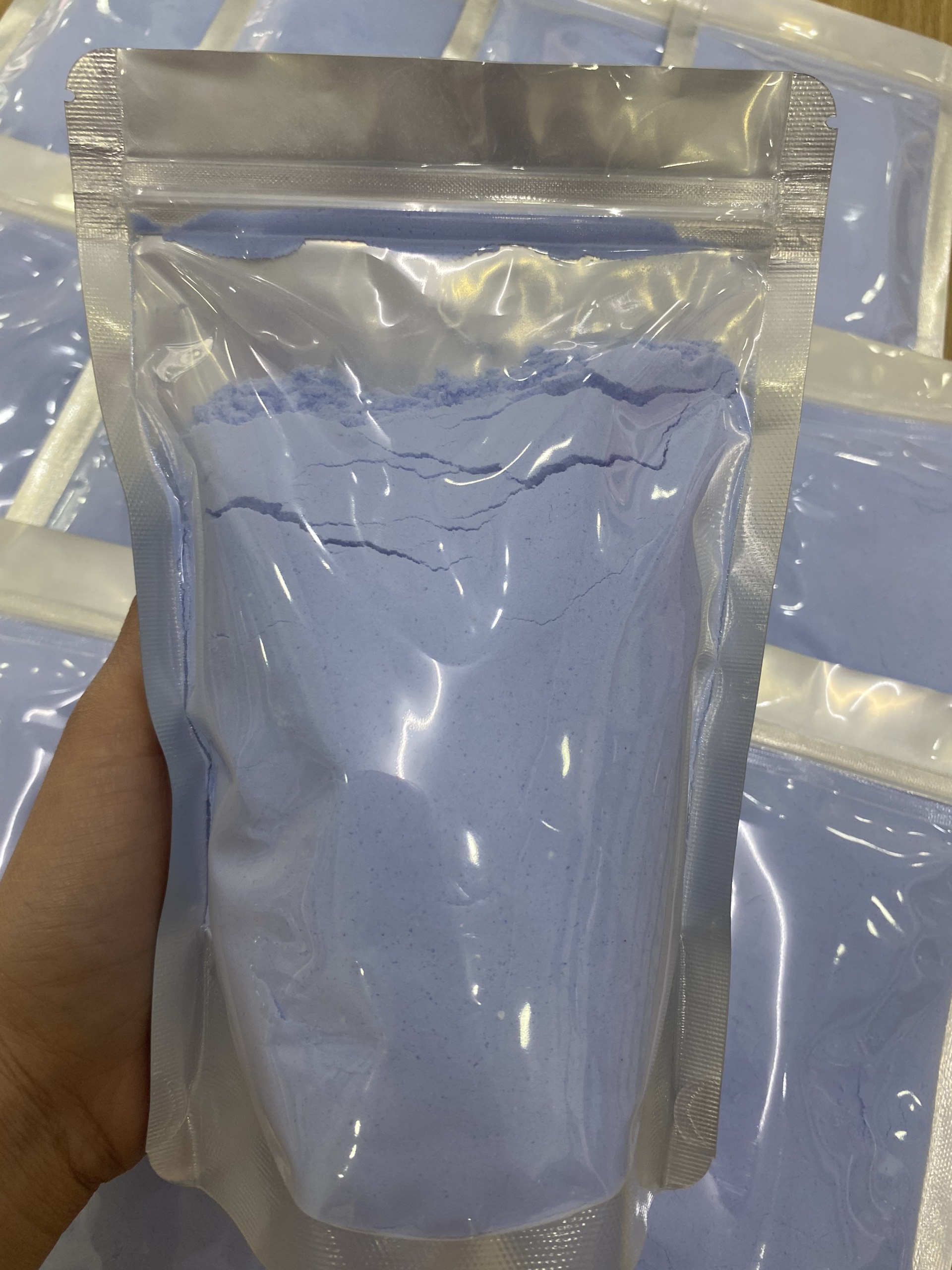 Bột tẩy tóc cao cấp Xanh 500g - 100g