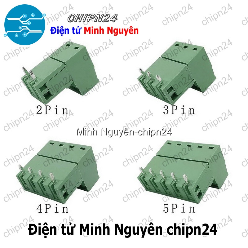 (F216) Domino 2EDG5.08 Cong (Terminal 5.08 5.08mm, Cầu đấu dây nguồn 2P/3P/4P/5P/6P/7P/8P/9P/10P/11P/12P) - [Chọn Loại] - HHH.00150