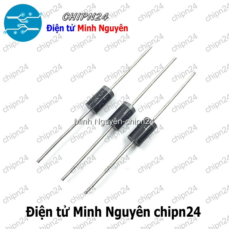 [10 con] (K462) Diode 1N5408 DIP 3A 1000V (IN5408 5408) - HH000217