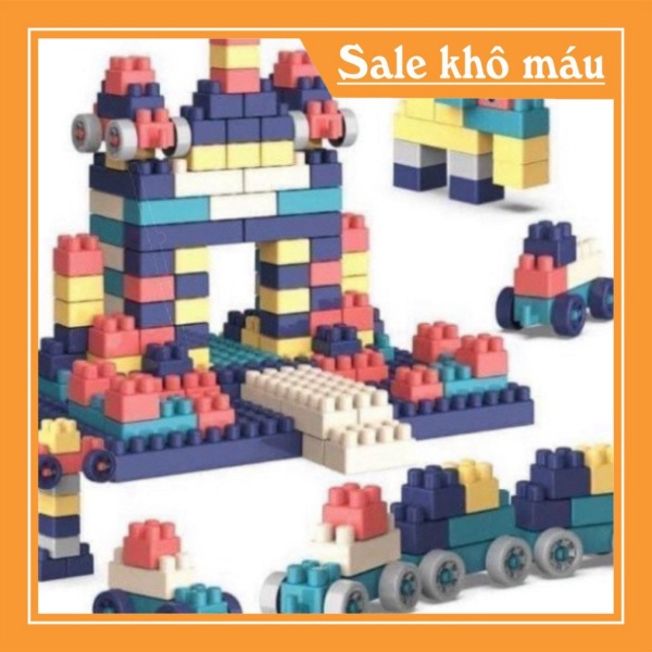 LEGO 520 CHI TIẾT BUILDING BLOCK PARK NO.11037 CHO BÉ YÊU