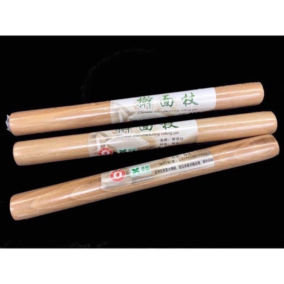 Cán lăn bột gỗ 30cm