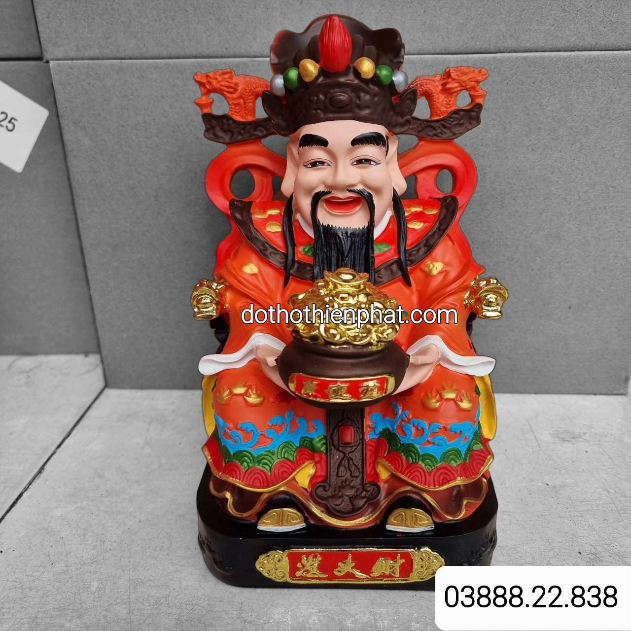 Tượng thần tiền thần phát 12in cao 30cm