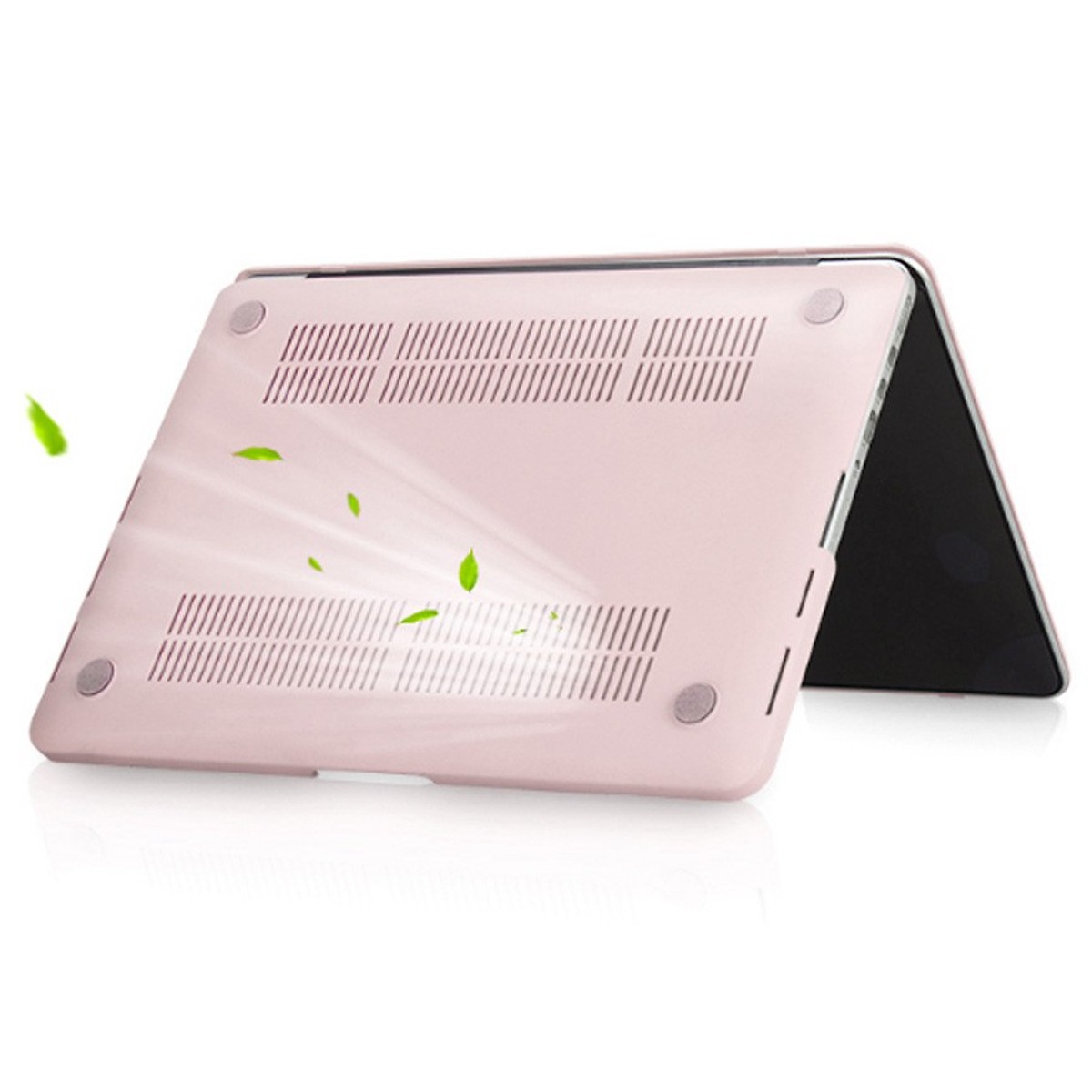 Combo Case ,Ốp + Phủ Phím Macbook Hồng Pastel ( Tặng Nút Chống Bụi )