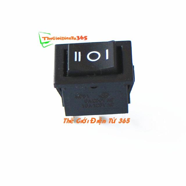 10 công tắc bập bênh 3 chân 3 chế độ 6a-250v kcd1-103